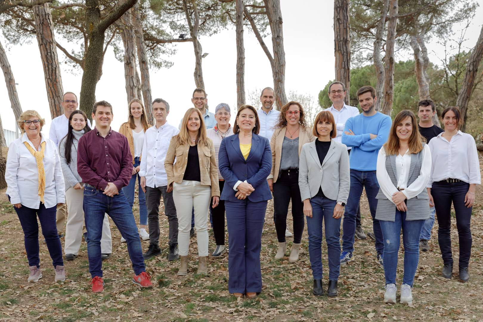 Foto de grup de les persones que integren FEM Taradell